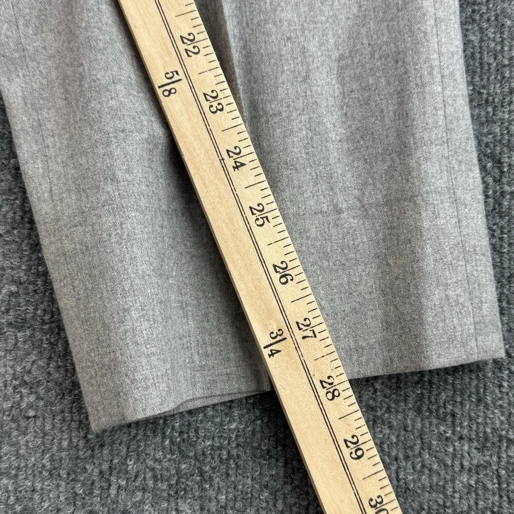 Brooks Brothers Dress Pants Mens 38x28 Gray Wool Regent Vitale Barberis Canonico